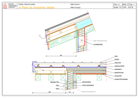 Plan de détails constructif
