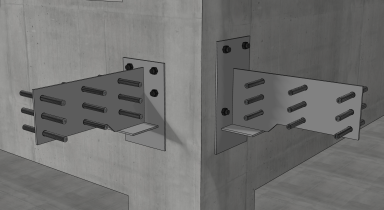Ferrure de console de balcon