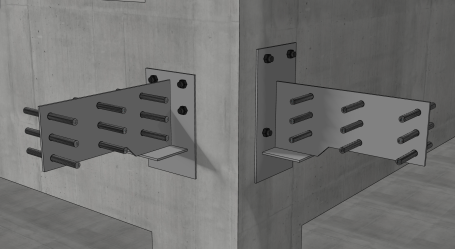 Ferrure de console de balcon